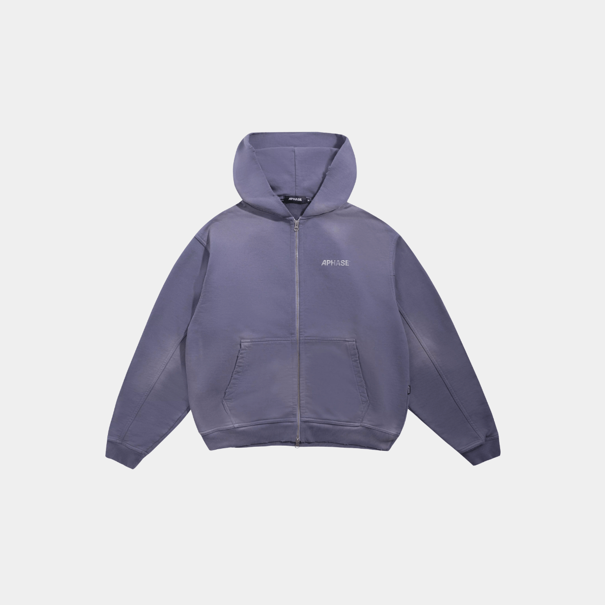 Aphase Classic Zip Hoodie - Storm Blue