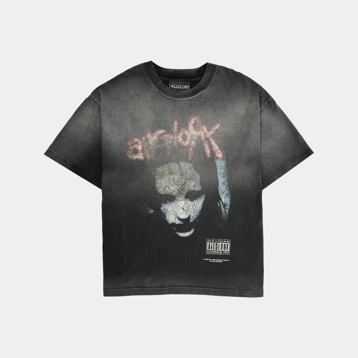 Allglory Fake Skin Tee - Trashed Black