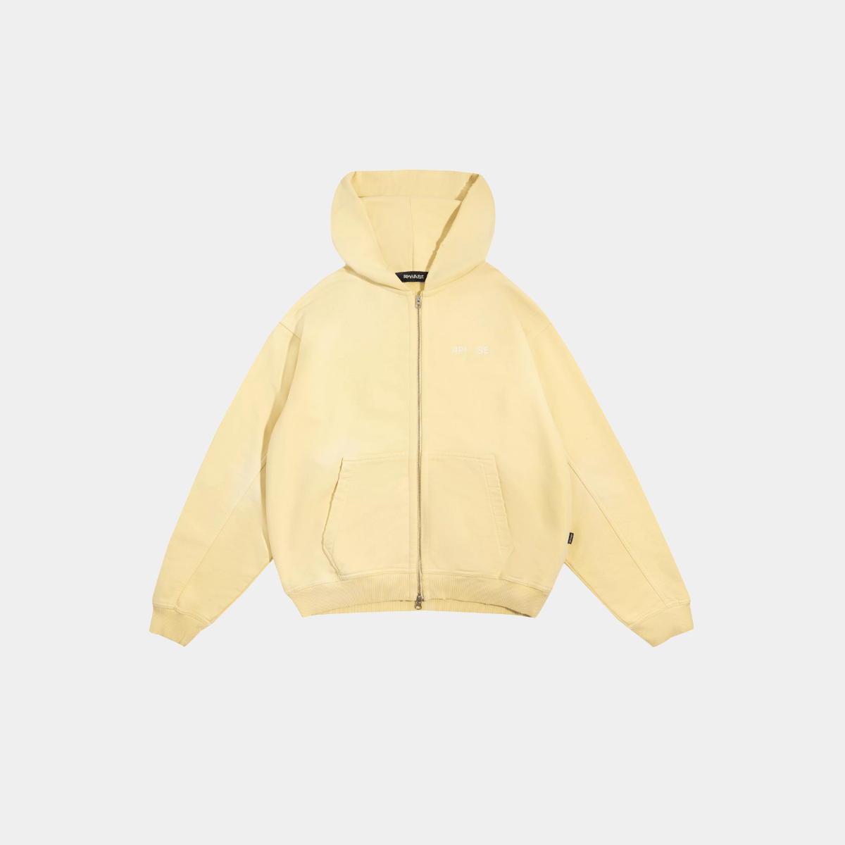 Aphase Classic Zip Hoodie - Daisy Yellow