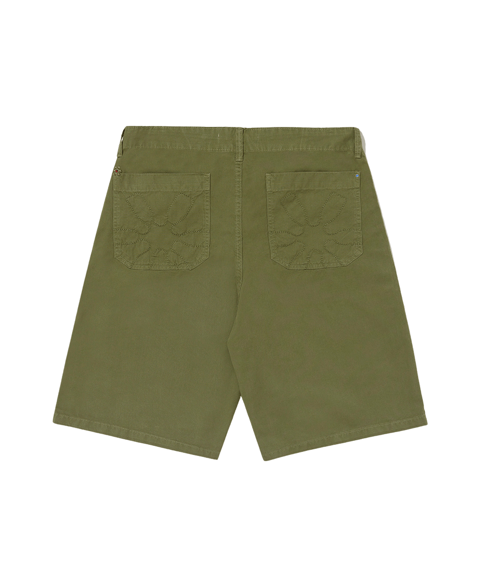 Piet Gems Oversized Chino Short - Green