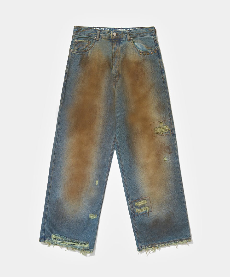 Piet Overszied Trashed Denim