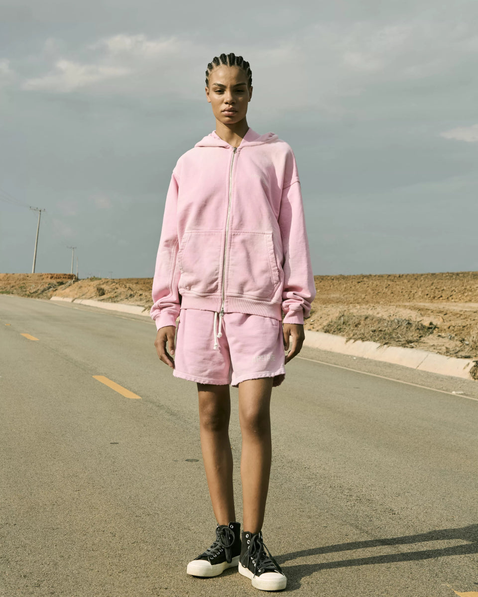Aphase Classic Zip Hoodie - Pink Orchid