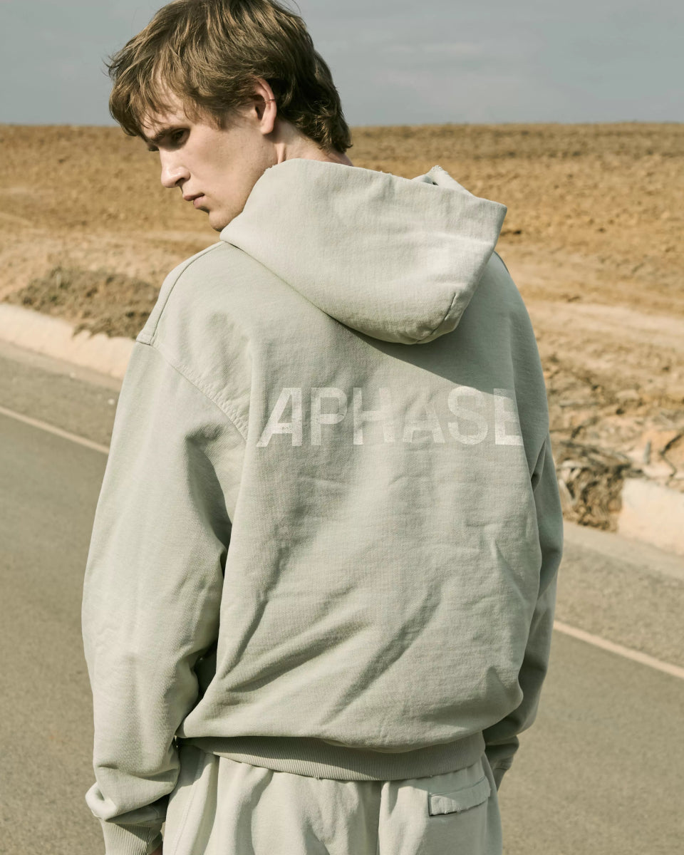 Aphase Classic Zip Hoodie - Olive Green