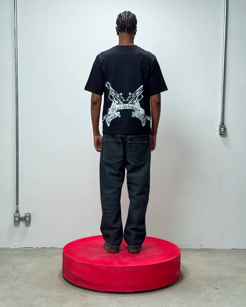 Mad Enlatados Pente Extendido Tee - Black